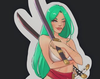 Tayvix Zoro Sticker