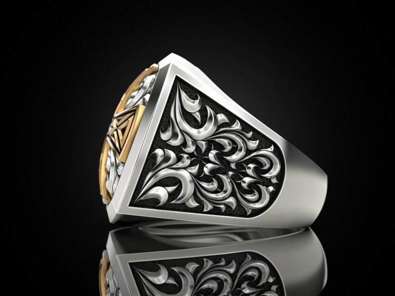 925 Sterling Silver Cross Ring Cross Ring Christian Etsy