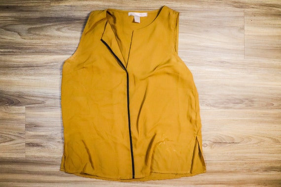 PRELOVED Forever 21 Business Casual Mustard Yellow Tank Top | Etsy