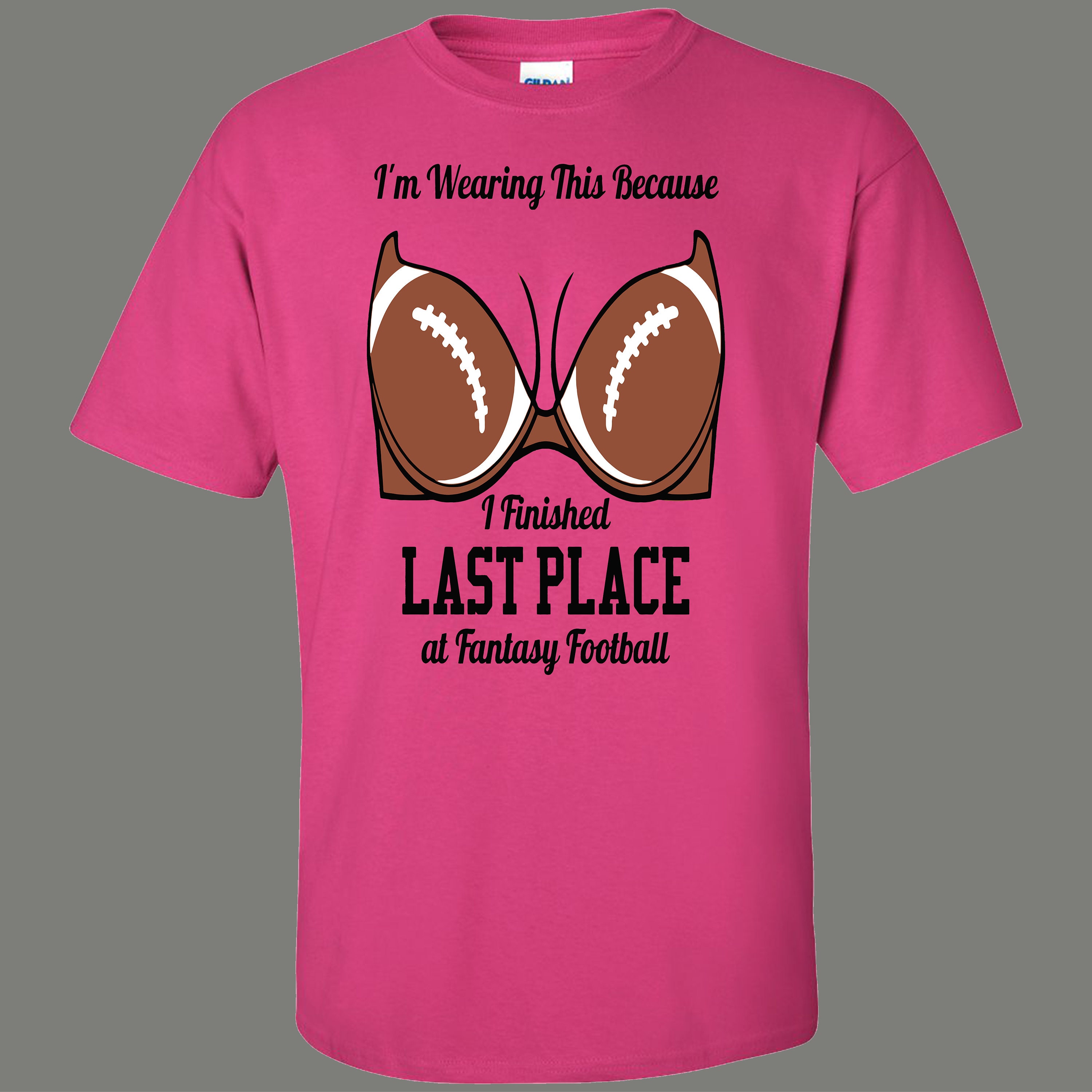 FANTASY Football Last Place Boobs Bh Verlierer Shirt Etsy
