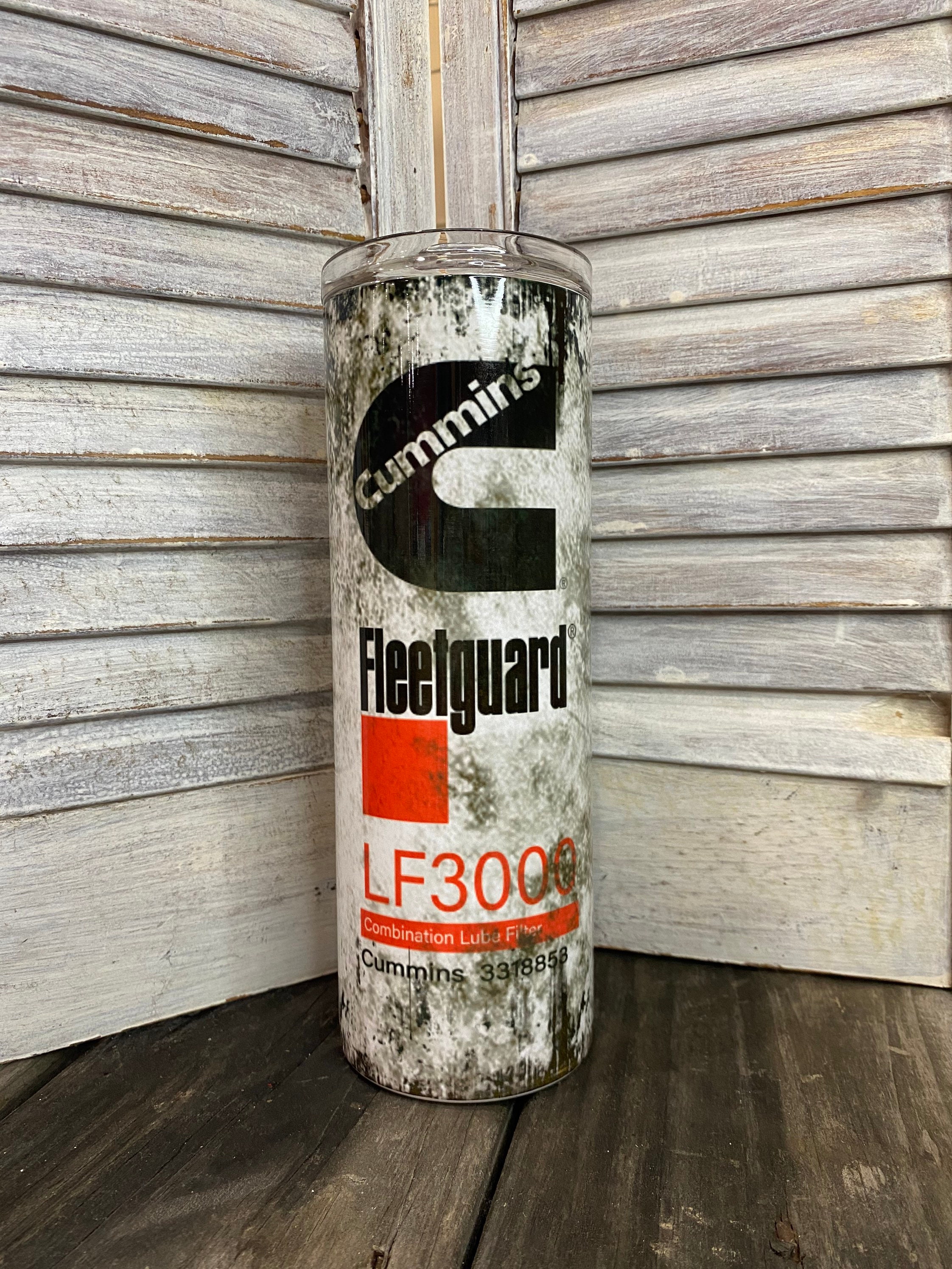 20 oz. Cummins Oil Filter Tumbler Etsy
