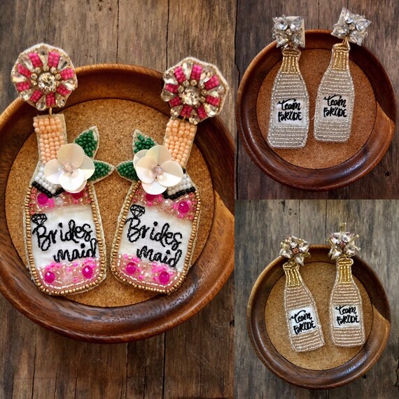 Beaded Brides Maid Earrings Beaded Brides Maid Earrings