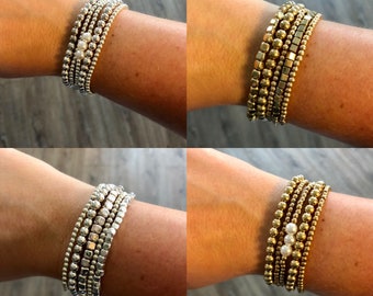 Seed Bead Bracelet // Bracelet Stack // Mix & Match Bracelets