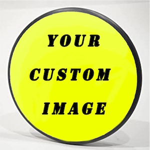 Custom stencil dyed disc