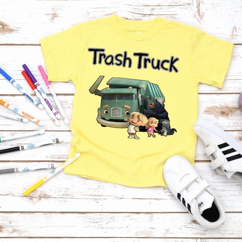 Netflix Trash Truck Graphic Kids Unisex Tshirt Etsy