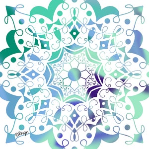Hidden Gay Flag Mandala