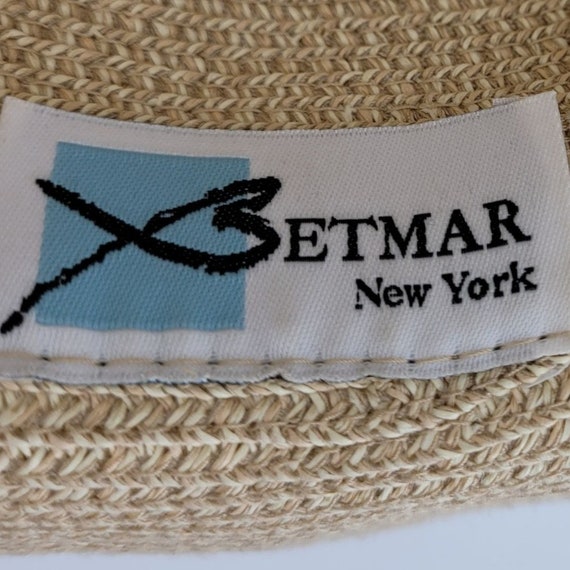 Vintage Betmar New York #166 Floppy Paper Sun Hat… - image 4