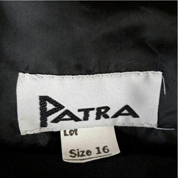 Vintage 80's Patra Black Slip Dress Simple Elegan… - image 3