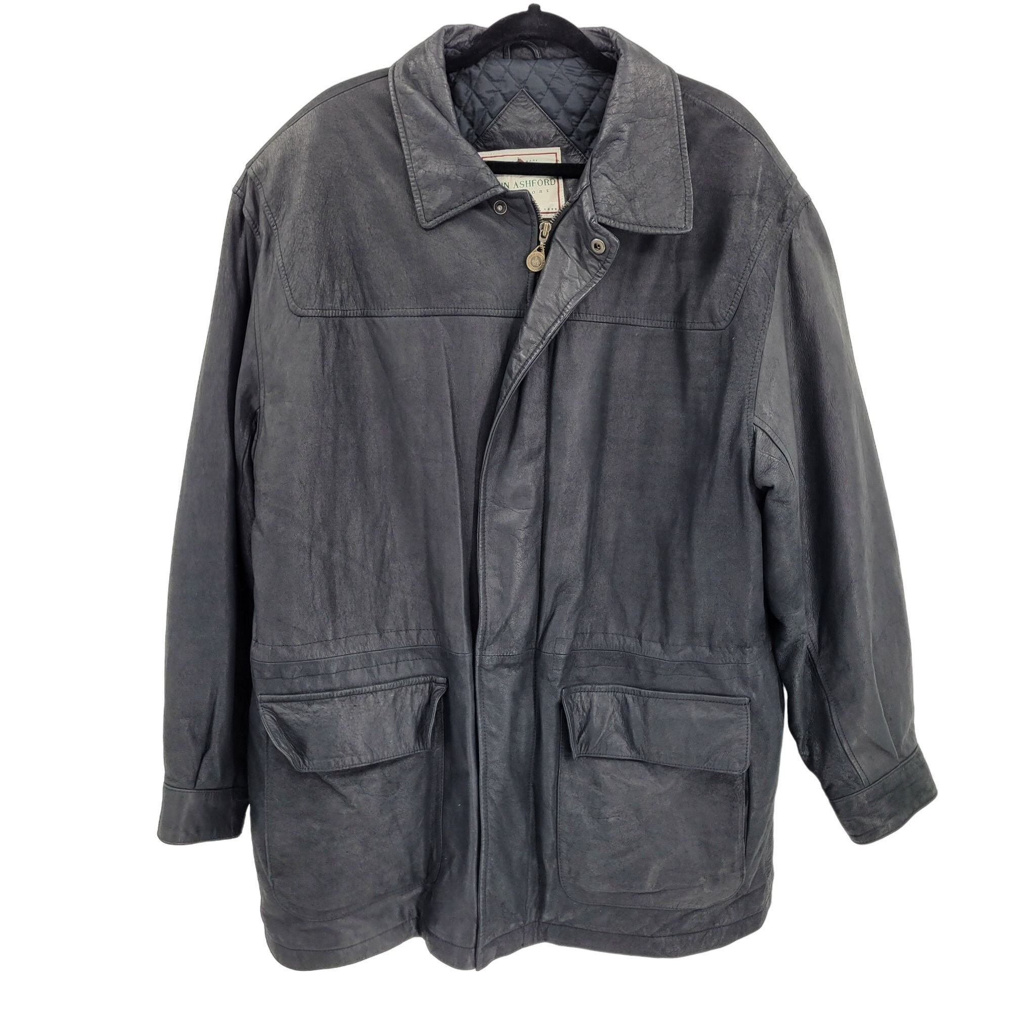 John ashford top outdoors leather jacket