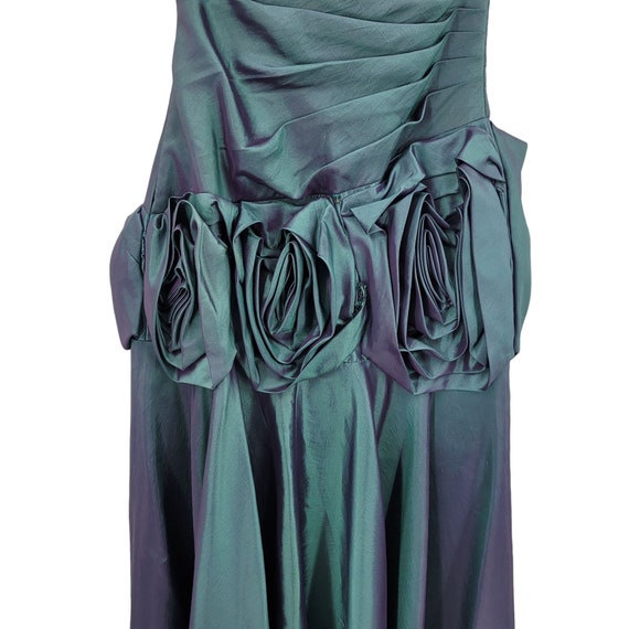 Rare Vintage Y2K Peacock High Low Gown