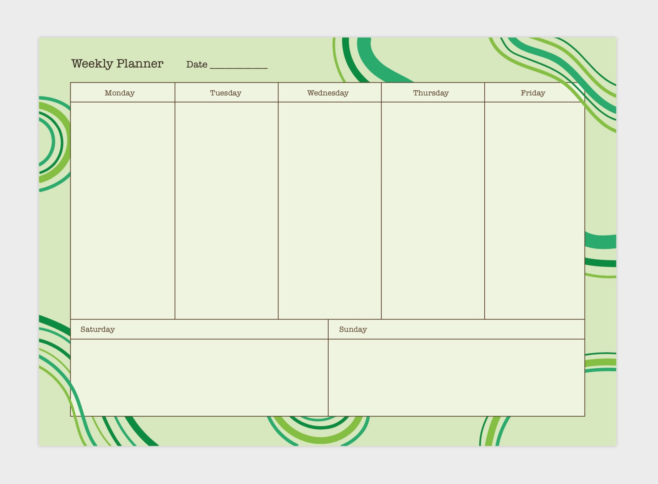Aesthetic Planner Printables