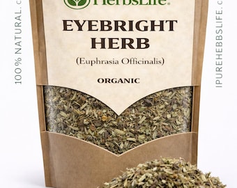 Eufrasia orgánica / Eufrasia officinalis seca, infusión, hierba botánica