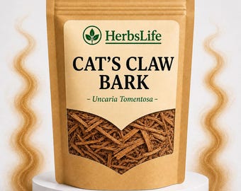 CAT’S CLAW BARK | Uncaria Tomentosa Dried | Herbal Tea, Loose Cut , Botanical Ingredient, Bulk Natural