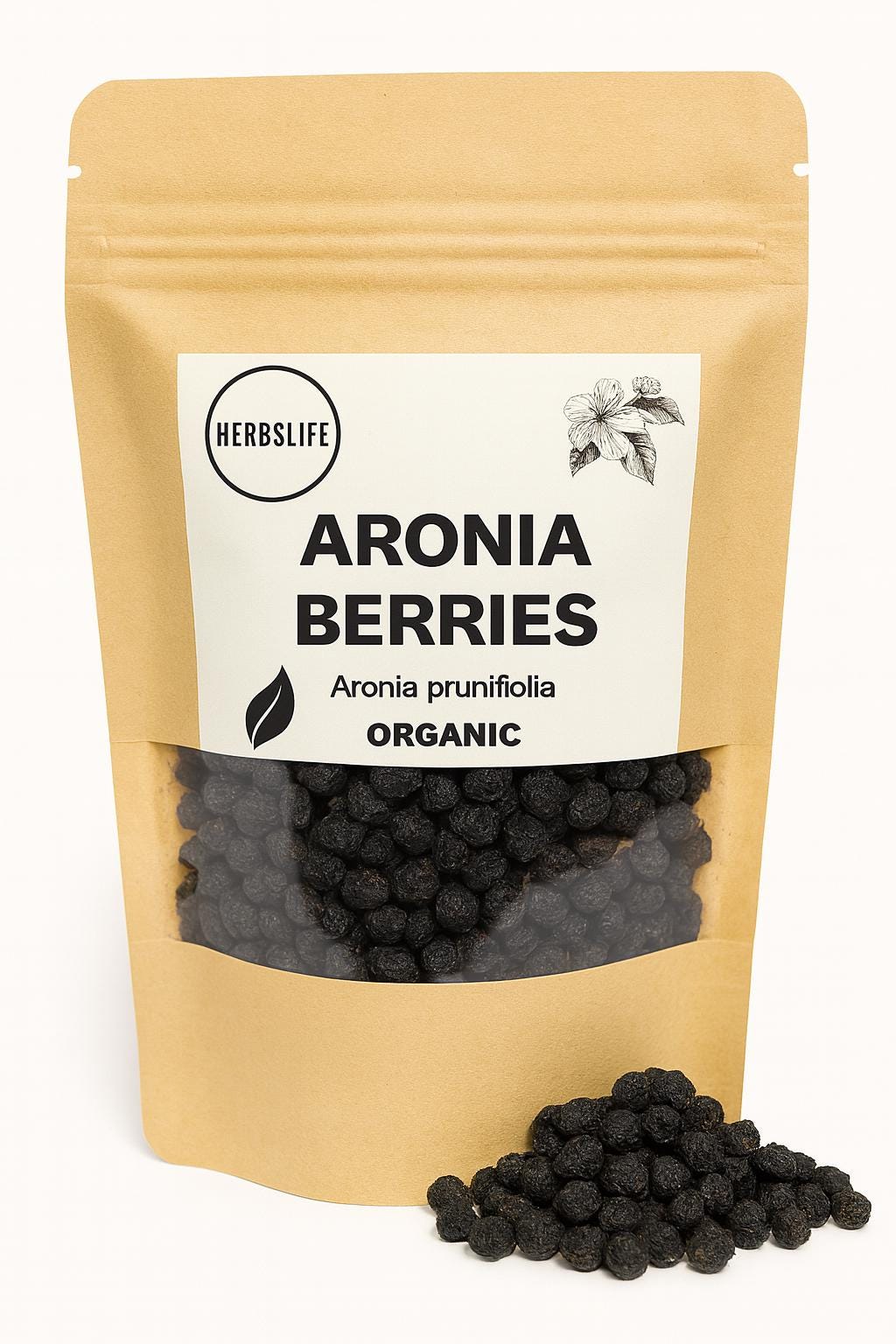 Organic ARONIA BERRY | black chokeberry berries | aronia prunifolia | natural herbs remedy | natural organic tea | organic dried herb