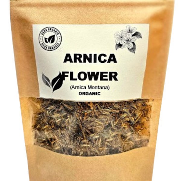 Organic ARNICA FLOWER | Arnica Montana | Arnica Flowers | Arnica Tea | Herbal Tea | Dried Flowers | Organic Herbs | Herba | Tea | Flowers