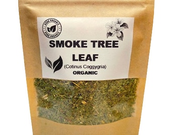 Organic SMOKE TREE LEAF | Cotinus Coggygria Scop | Smoke Tree Herb | Herba | Smoke Tree Tea | Herbal Tea | Dried Herbs | Organic Herbs