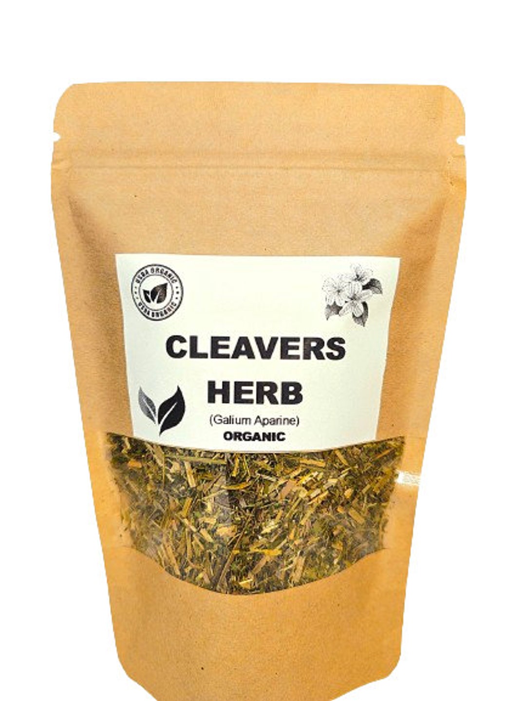Organic CLEAVERS HERB Galium Aparine Cleavers Tea Herbal Tea Dried