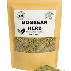 Organic BOGBEAN HERB Tea | Menyanthes Trifoliata Dried Herbal Tea | Natural Organic Herbs for Brewing & Wellness