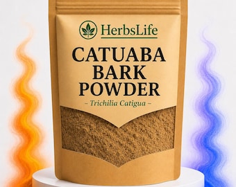 POLVO DE CORTEZA DE CATUABA / Trichilia Catigua Natural Ground / Boticario, Tintura y Botánico Artesanal