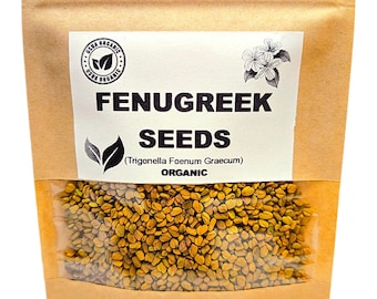 Organic FENUGREEK SEEDS | Trigonella Foenum Graecum | Fenugreek Tea | Herbal Tea | Dried Seeds | Organic Seeds | Herba | Tea | Semens