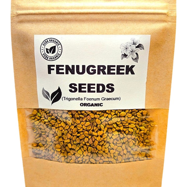 Organic FENUGREEK SEEDS | Trigonella Foenum Graecum | Fenugreek Tea | Herbal Tea | Dried Seeds | Organic Seeds | Herba | Tea | Semens