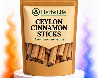CEYLON CINNAMON STICKS Dried | Cinnamomum Verum | Bulk Cooking Baking Culinary Spice Food Ingredient