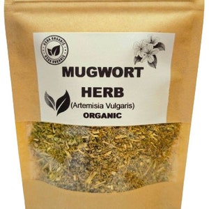 Bio MUGHORT HERB | Artemisia Vulgaris | Beifuß-Tee | Artemisiae | Kräutertee | Radix Artemisiae | Bio-Kräuter | Herba