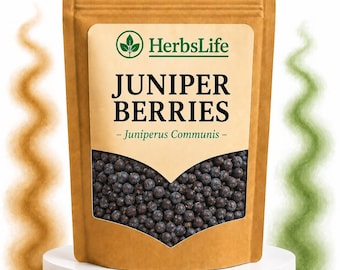 JUNIPER BERRIES | Juniperus Communis Dried | Cooking Craft & Bulk Culinary Ingredient