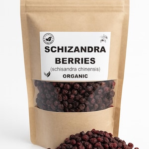 Organic SCHIZANDRA BERRIES | schisandra chinensis | schisandra berries premium grade | herbal tea | fruits tea | natural berries