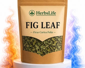 FIG LEAF | Wildcrafted Bulgarian Ficus Carica Folia Dried Cut | Herbal Tea, Culinary, Apothecary & Botanical