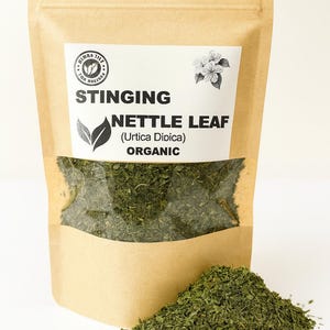 Bio Brennesselblätter Tee | Getrockneter Urtica Dioica Kräutertee | Natürlicher Detox & Wellness Tee | Bio Kräuter zum Brauen