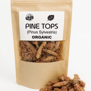 Organic pine tops | pinus sylvestris | wild picked | pine tops for pine tops tea premium quality wildharvested pine tops tea