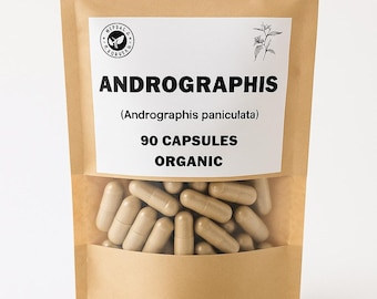 ANDROGRAPHIS 90 capsules 500 mg. Dietary Supplement | Andrographis paniculata