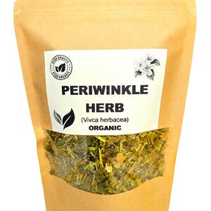 Biologische maagdenpalmkruid | Vivca herbacea | Maagdenpalm Thee | Kruidenthee | Herba | Remedies | Vinca Major | Biologische Kruiden | Gedroogde Kruiden | Thee