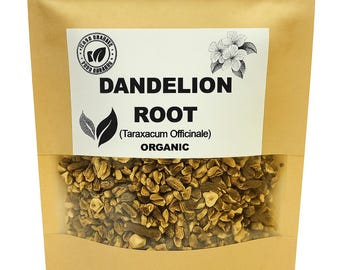 Organic DANDELION ROOT | Taraxacum Officinale | Dandelion Root Tea | Herbal Tea | Dried Root | Dried Herbs | Organic Herbs | Herba | Tea