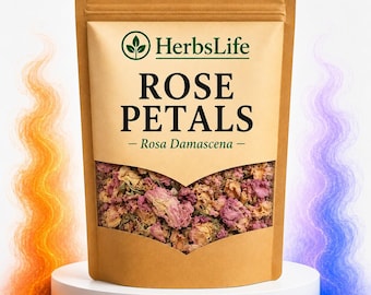 ROSE PETALS Dried | Rosa Damascena | Wildcrafted Bulk Culinary Craft Apothecary Botanical