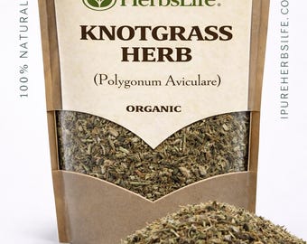 Hierba nudosa orgánica / Polygonum aviculare / Hierbas botánicas secas, té de hierbas / Manualidades y educación