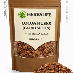 Getrocknete KAKAOSCHALEN | Theobroma Kakao | Kulinarisches, Tee & Kunsthandwerk | Botanische Massenware