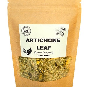Organic ARTICHOKE LEAF | Cynara Scolymus | Artichoke Tea | Herbal Tea | Dried Leaf | Organic Herbs | Natural Products | Remedies | Herbs