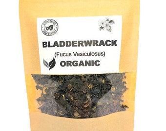 Organic BLADDERWRACK | Fucus Vesiculosus | Bladderwrack Tea | Herbal Tea | Herba | Tea | Organic Herbs | Dried Herbs | Herbalism | Herbalist