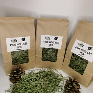 Organic white pine needles | pinus sylvestris | wild picked | white pine for pine needle tea premium quality wildharvested pine needle tea