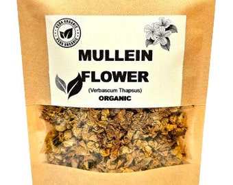Organic MULLEIN FLOWER | Verbascum Thapsus | Mullein Tea | Dried Flower | Organic Flower | Herbal Tea | Organic Herbs | Herba | Tea