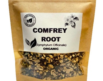 Organic COMFREY ROOT | Symphytum Officinale | Comfrey Root Tea | Herbal Tea | Dried Root | Organic Herbs | Herba | Tea | Root