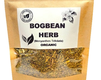 Organic BOGBEAN HERB | Menyanthes Trifoliata | Bogbean Tea | Herbal Tea | Dried Herb | Organic Herbs | Herba | Tea