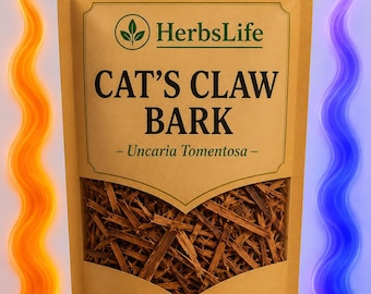 Corteza de uña de gato / Uncaria tomentosa seca / Infusión de hierbas, cortada a granel, ingrediente botánico, natural a granel