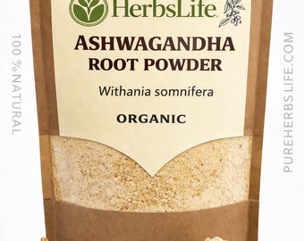 Bio Ashwagandha Wurzelpulver | Withania somnifera