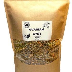 Organic Herbal Tea for OVARIAN CYSTS (200)g. | Herbal Mixture | Herbal Tea | Dried Herbs | Herbal Blends | Tea | Organic Herbs | Herba