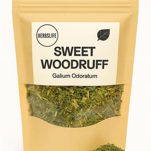 Organic SWEET WOODRUFF | galium odoratum | asperula odorata | asperula leaf | waldmeister aspérule aspérola asperula aspérula