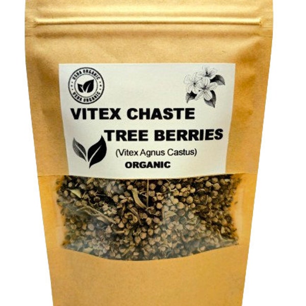 Bio VITEX CHASTE TREE Beeren | Vitex Agnus Castus | Vitex Keuschheit Tee | Vitex Agnus Tee | Kräutertee | Getrocknete Kräuter | Bio-Herb | Tee