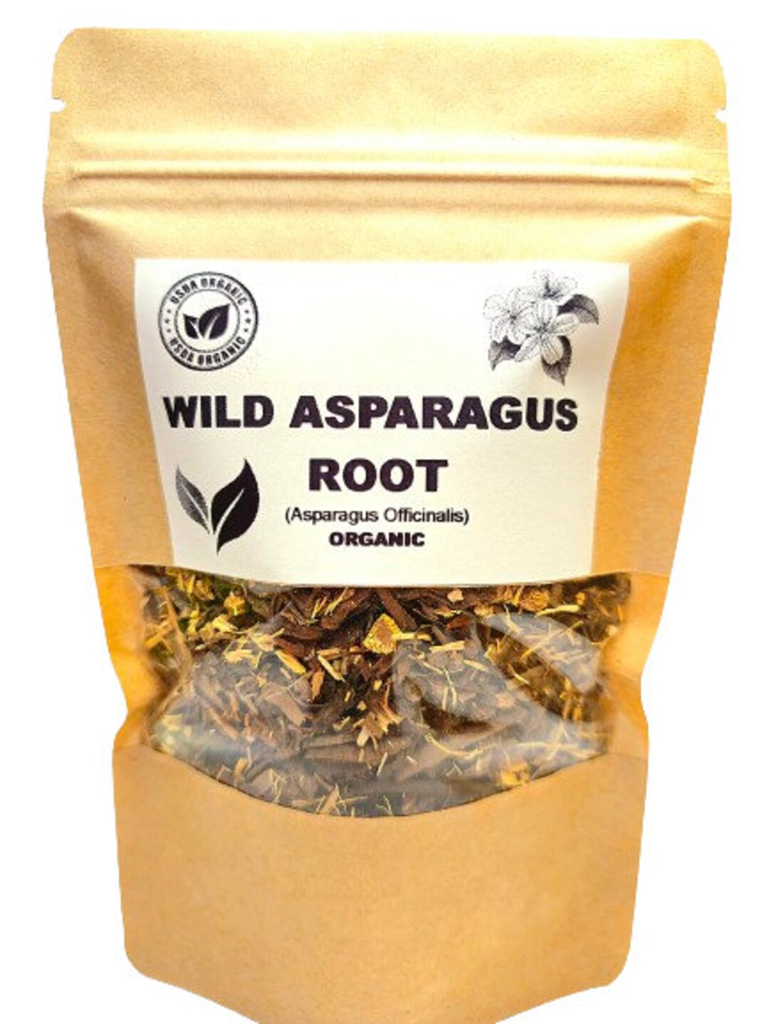 Organic WILD ASPARAGUS ROOT Asparagus Officinalis Asparagus Root Tea